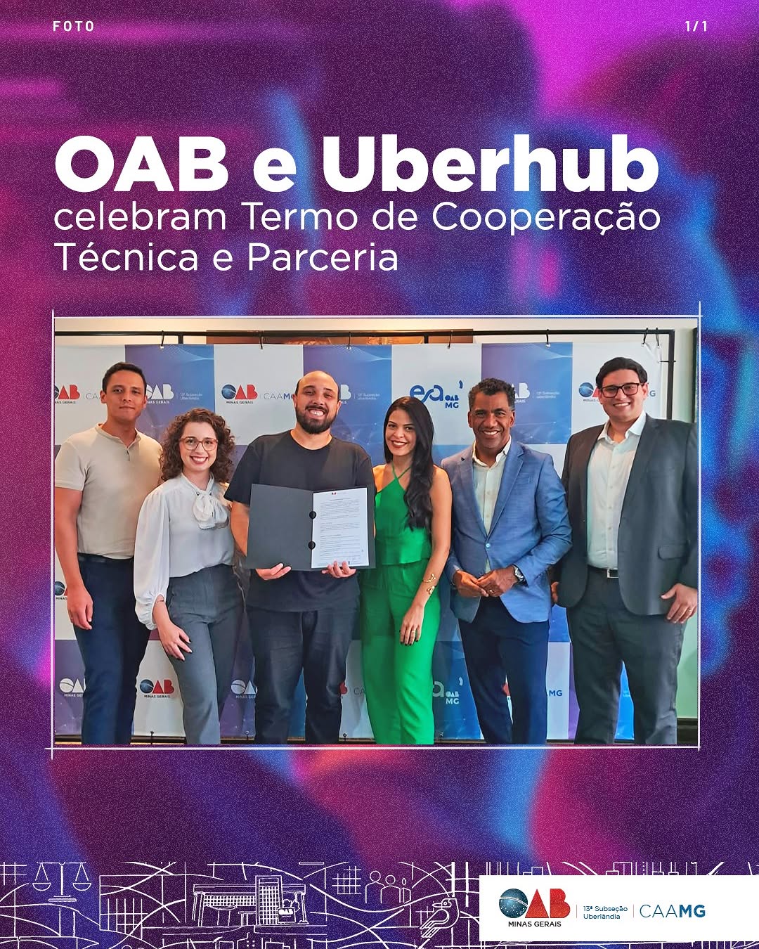 OAB e UberHub assinam acordo de cooperação