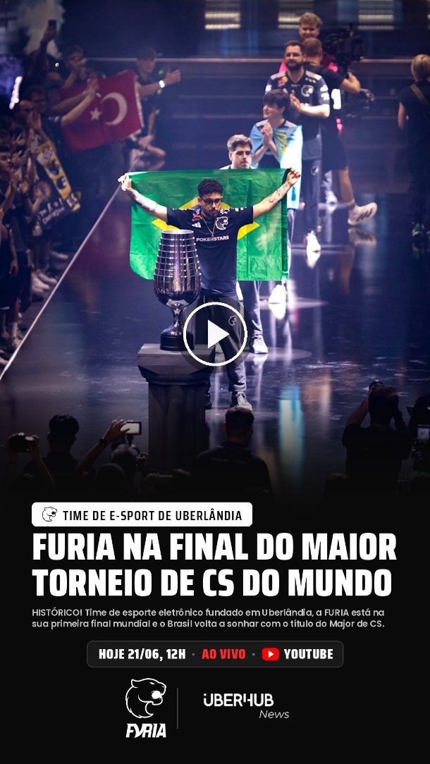 E-sports em Uberlândia: Fúria, time fundado em Uberlândia, chega à final do maior campeonato de CS do mundo
