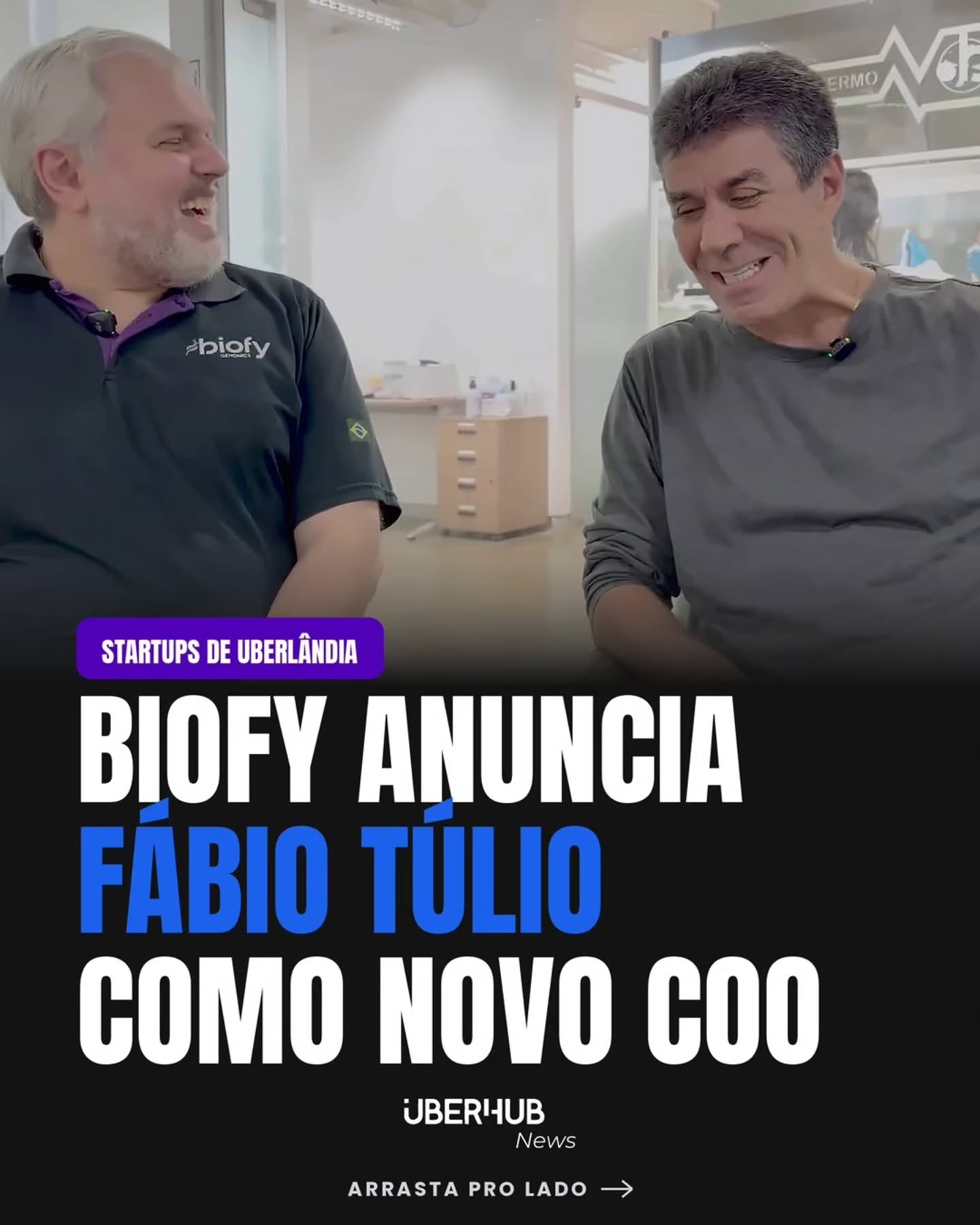 Startups de Uberlândia: Biofy anuncia Fábio Túlio como novo COO