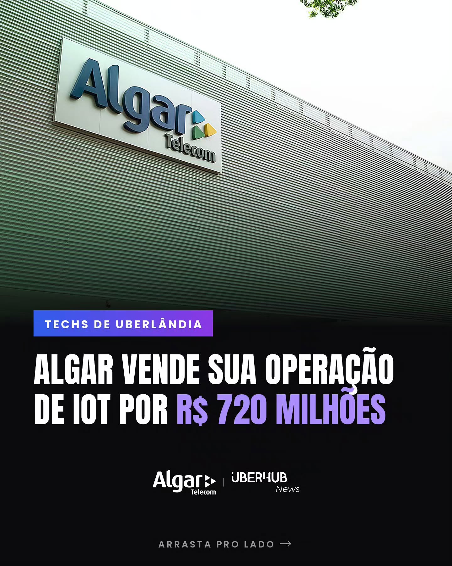 Techs de Uberlândia: Algar vende sua operação de IoT por R$ 720 milhões