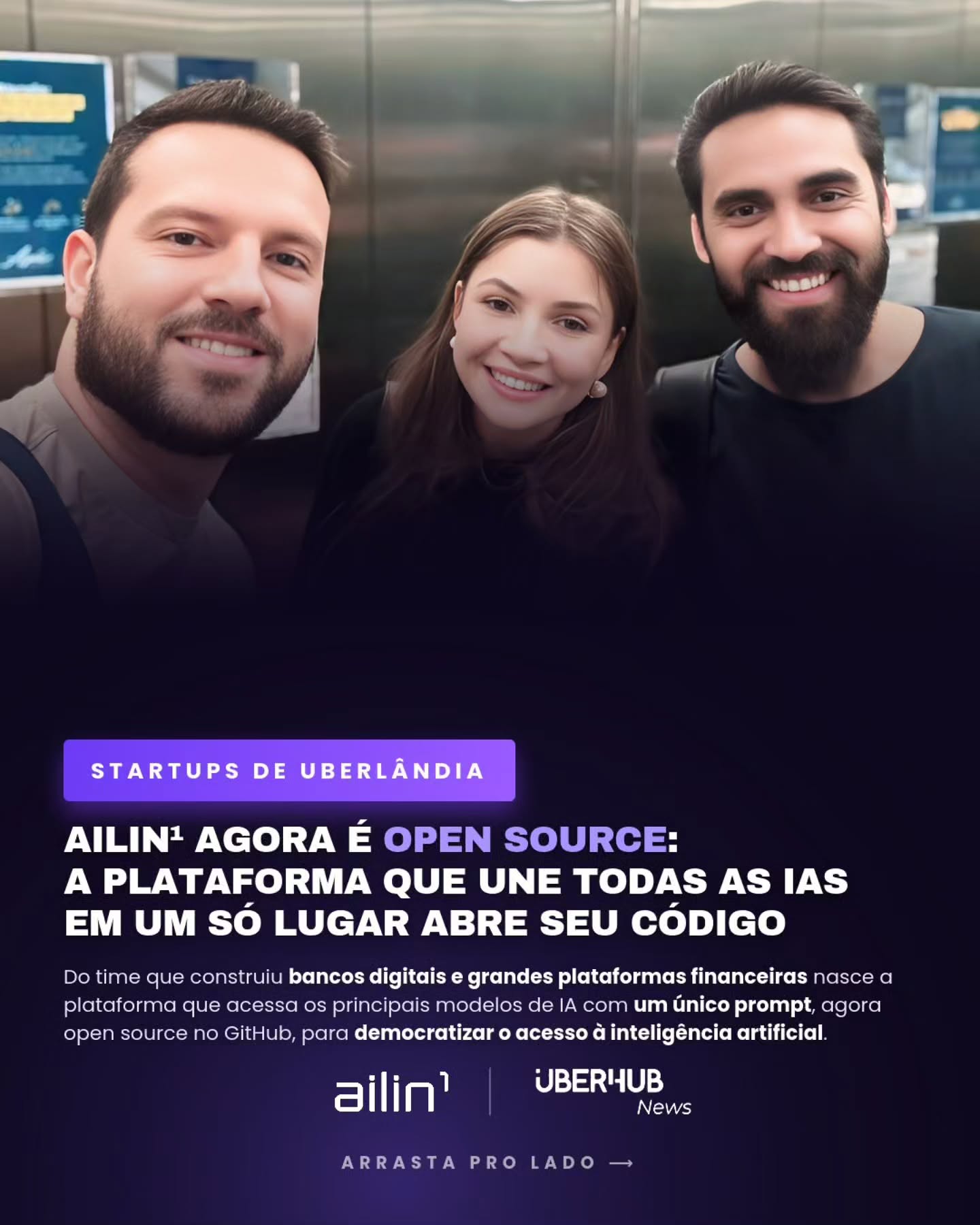 Startups de Uberlândia: Ailin agora é open source — a plataforma que une todas as IAs em um só lugar abre seu código