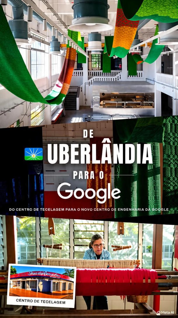 De Uberlândia direto pro Google: Tapeçarias da cooperativa Fios do Cerrado, de Uberlândia, fazem o tratamento acústico do novo centro de engenharia do Google